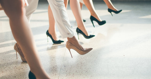 High heels in the workplace: Why do women have to wear high heels